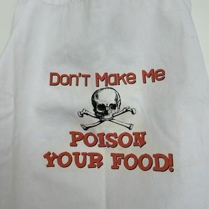 Uncommon Threads “Don’t Make Me Poison Your Food!” Apron
